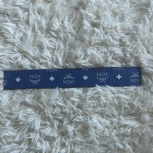 Authentic MCM leather belt remnant piece